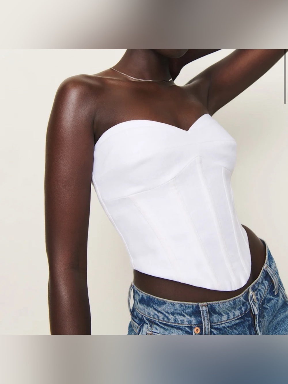 NWT Reformation Pacie Corset Top – Size 4